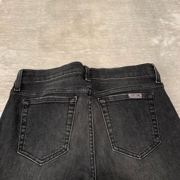 Joes Jeans Womens Size 28 Capri Pants Roll Up Stretch Dark Gray Denim‎ Mid Rise - Picture 9 of 9